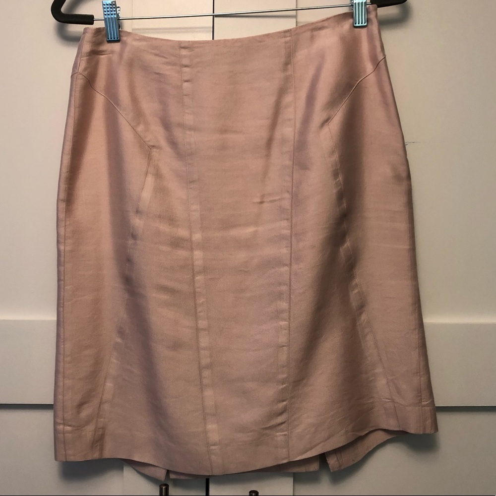 Silk pink skirt 🌷